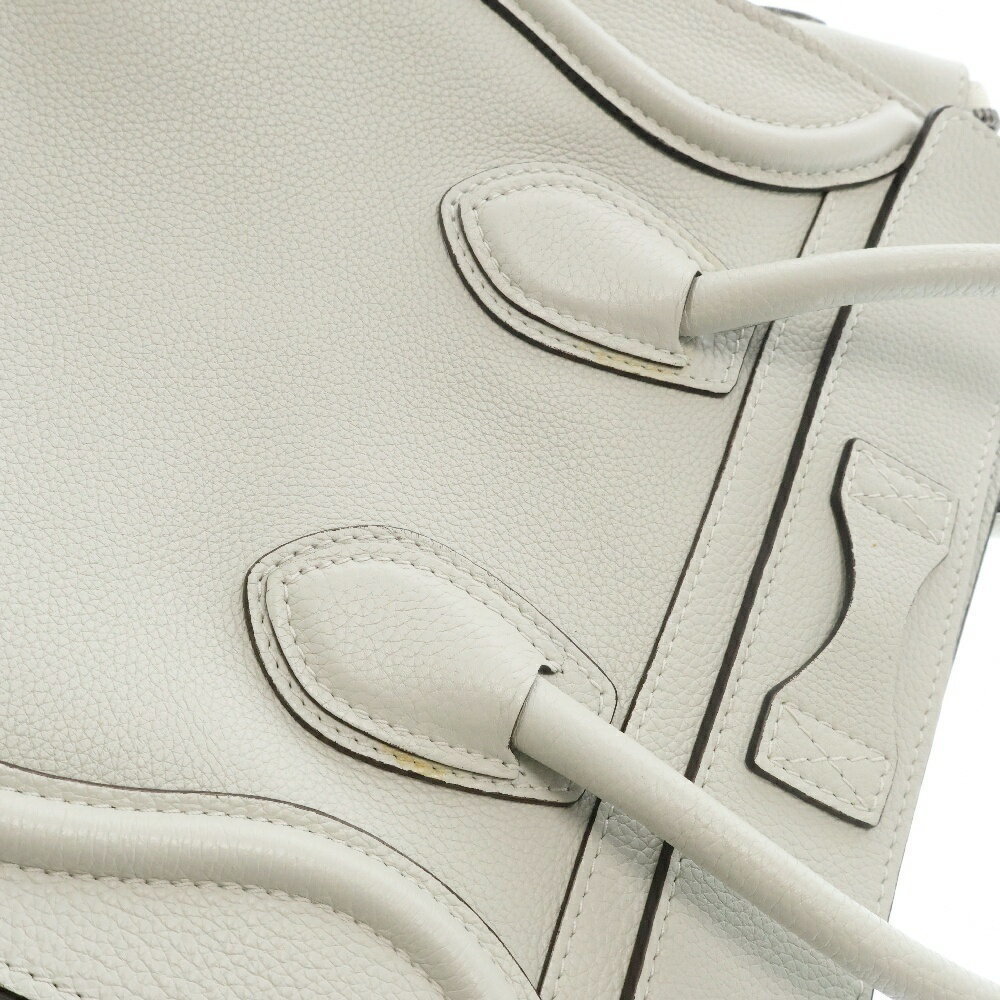 Celine Luggage Gray Leather Handbag - Picture 5 of 6